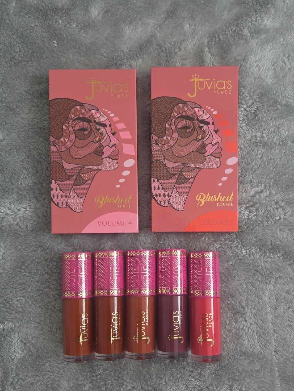 Juvia's Place Brand NEW Liquid And Powder Blusb Pink and Brown